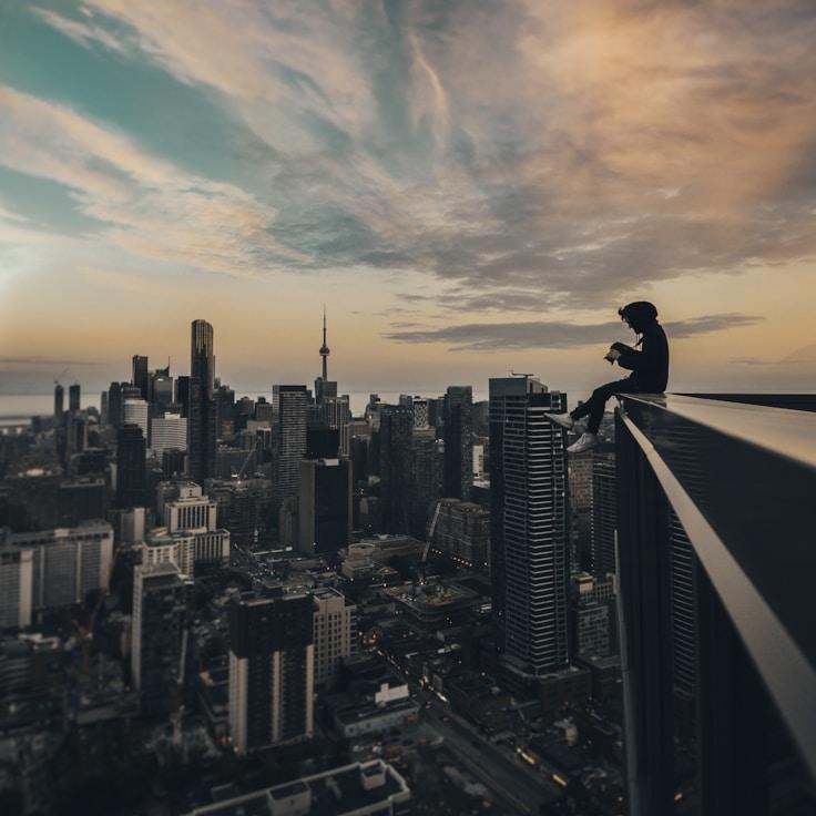 Sunset outdoors in Netherlands